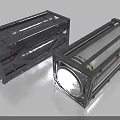 Industrial Equipment With Steel Frame And Multiple Cylindrical Storage Containers