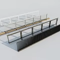 Different Types of Modern Fence Designs With Metal Mesh and Black Railings