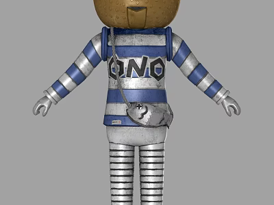 Doll Toy Doll Thriller Electric Toy Ornaments 3d model