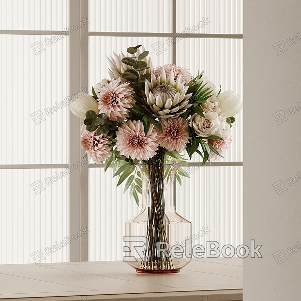 floral flower arrangement model