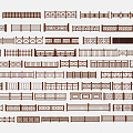 Chinese Guardrail Wooden Railing 3d model