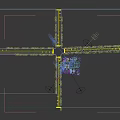 Industrial Plant Layout Featuring Red Brick Buildings Water Ponds Access Roads And Greenery