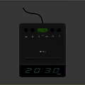 Smlig Black Digital Clock Electronic Device With Clear LED Time