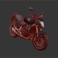 Motorcycle Two-wheeled Motorcycle Cross-country Motorcycle Road Race Motorcycle Motor Vehicle Transport 3d model