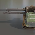Turret cannon automatic turret turret light machine gun turret low face number low model simple model game sub-era film and television level super realistic high precision 3d model