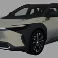 Modern Beige SUV Car With Sleek Aerodynamic Exterior And Sporty Alloy Wheels
