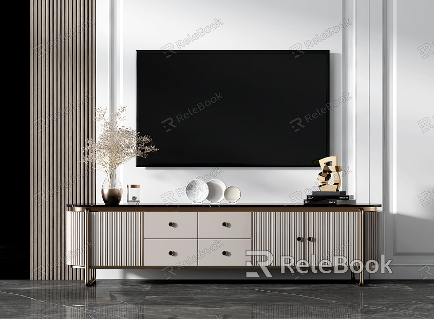 Light Luxury TV Cabinet model