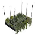 Plant Chandelier With Hanging Greenery And Lush Foliage For Interior Decor