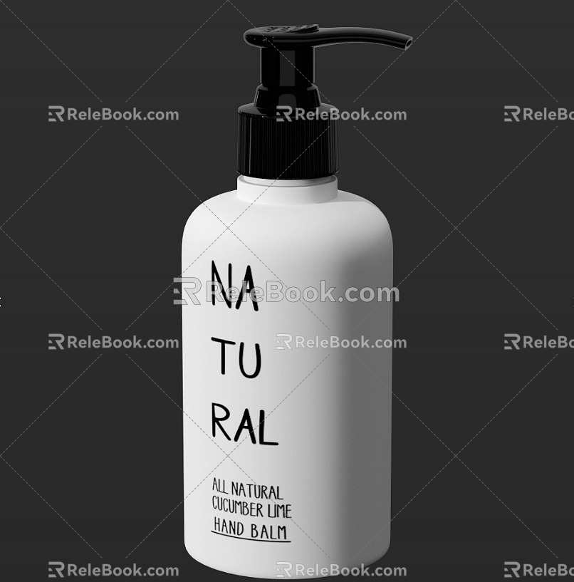 Facial Cleanser Shower Gel 3d model