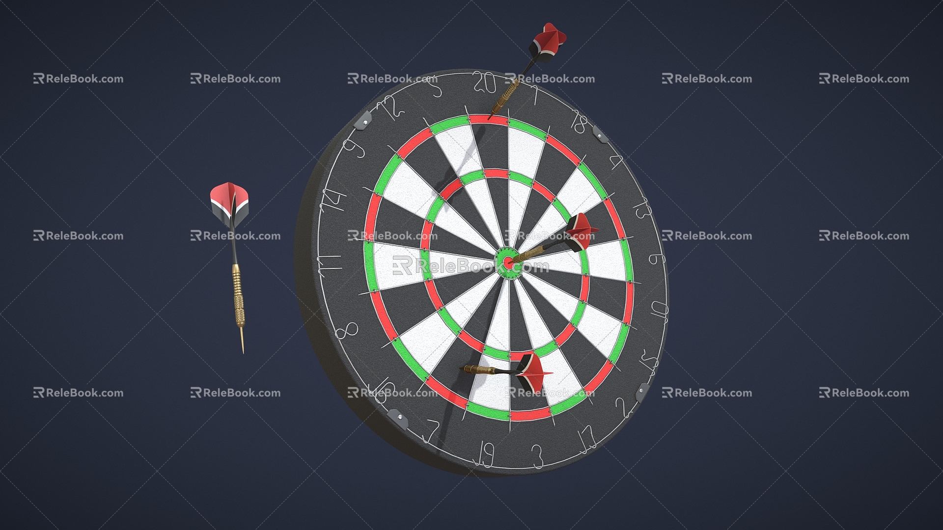 Dart Target Play Dart Target 3d model