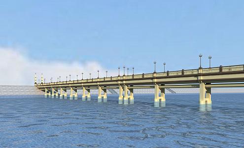 European Bridge 3d model