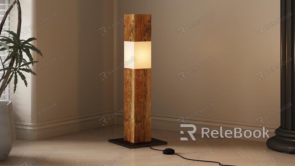 Middle Ancient Floor Lamp Floor Lamp model