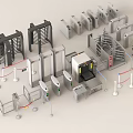 Public Facilities Security Equipment For Safety Check With Gates Turnstiles Detectors And Barriers