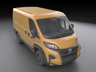 van truck van car bus 3d model