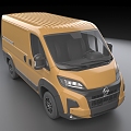 van truck van car bus 3d model