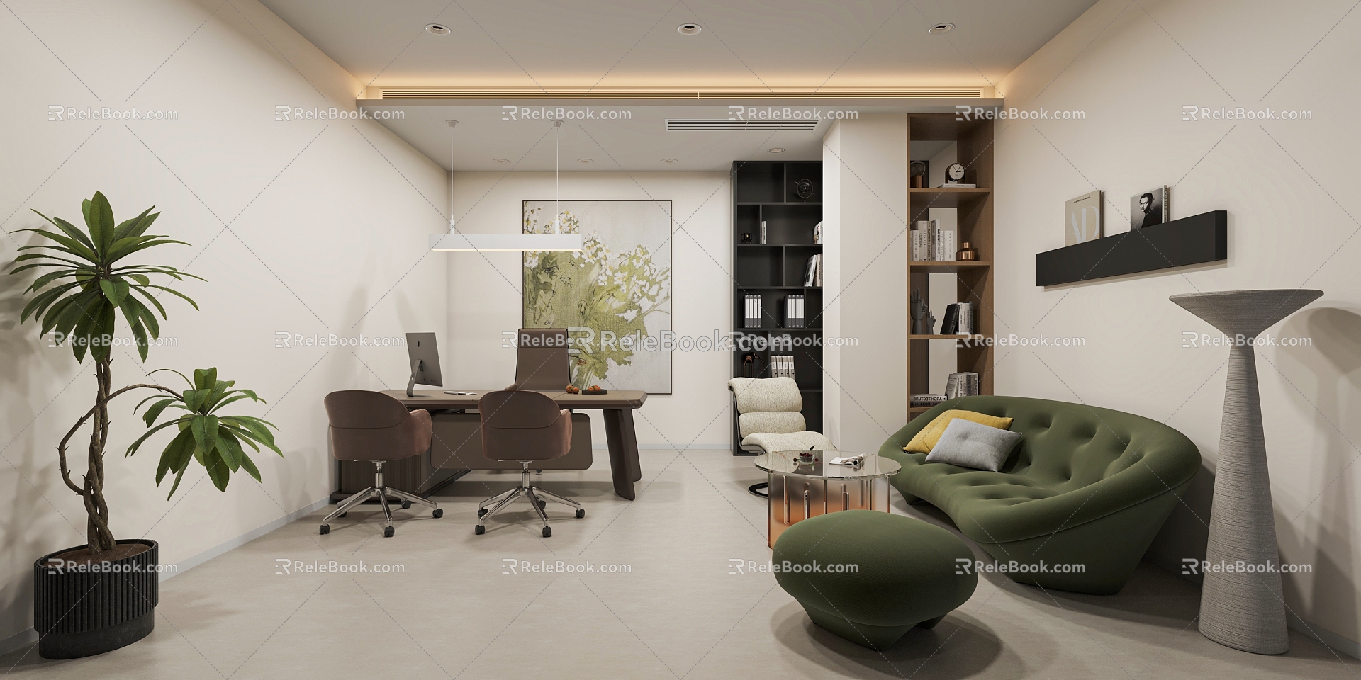 Manager Office 3d model