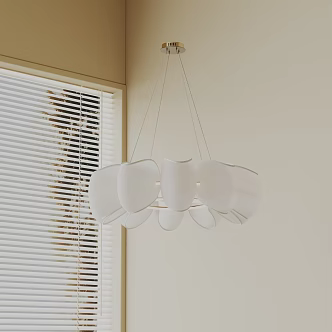 Modern chandelier 3d model