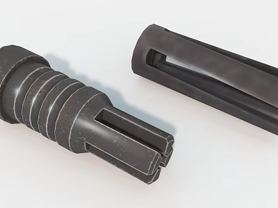 Household Supplies Black Metal Threaded Pipe Connectors With Durable Design For Home Use 3d model