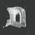 Rustic Detached Villa Entrance Featuring Stone Archway Steps And Climbing Plants