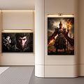 Black Myth Wukong Wukong Advanced Painting Decorative Painting Ancient Style Decorative Painting Metal Painting 3d model