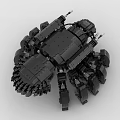 LEGO Toy Blocks Fighting Robot Gundam Mech Warrior Transformers 3d model