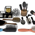 Various Practical Daily Life Products Including Hairbrushes Cleaning Brushes And Storage Organizers