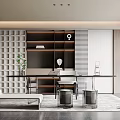 Modern study 3d model