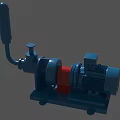Industrial Equipment Heavy Duty Motor Driven Pump With Piping And Base Stand