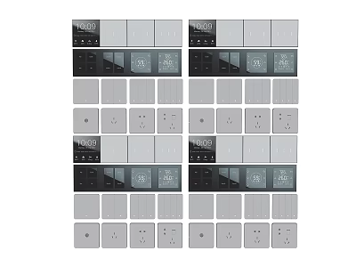 Hardware switch panel 3d model