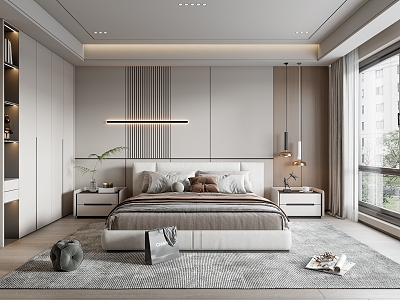 Modern Bedroom 3d model