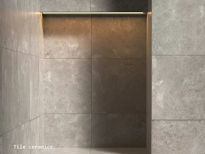 Contemporary Tile Ceramics Wall Design With Textured Surface For Modern Interiors 3d model