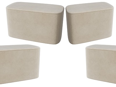 Low Stool Fabric Sofa Stool Shoe Changing Stool Tufting Stool Bench Bed End Stool Tufting Bench Special-shaped Stool European Style Art Stool American Style Children Stool model