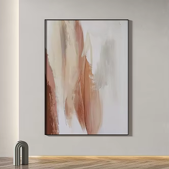 Simple three-dimensional decorative painting 3d model