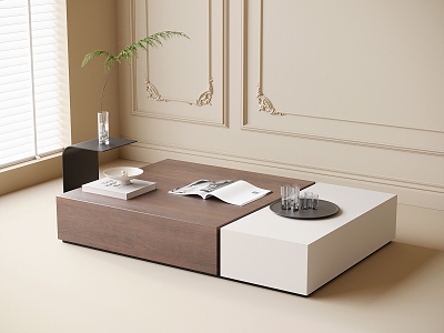 Modern coffee table model