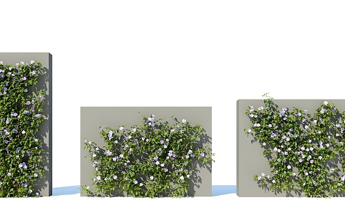 Modern Vine Climbing Vine Plant Creeper 3d model