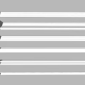 White Architectural Moldings In Different Styles For Home Interior Decoration 3d model
