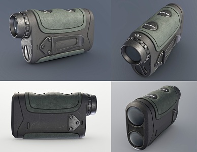 modern infrared rangefinder military equipment rangefinder decoration rangefinder industrial equipment monocular telescope 3d model