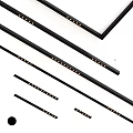 Modern Black LED Downlights And Spotlights With Multiple Lengths For Home Lighting