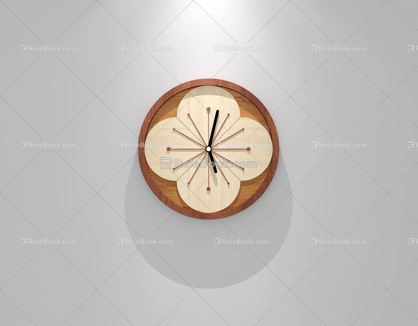 Modern clock wall clock model