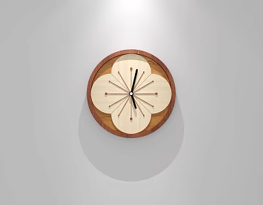 Modern clock wall clock 3d model