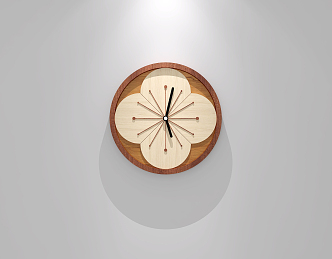 Modern clock wall clock 3d model