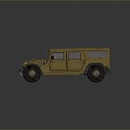 Bulletproof Car Armed Jeep Armed Car Armed Bulletproof Car Military Jeep Off-road Jeep Humvee 3d model