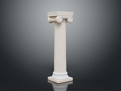 Jane European Roman Column Classical Stone Column Stone Column Stone Column 3d model