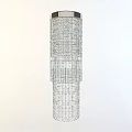 Crystal ceiling lamp 3d model