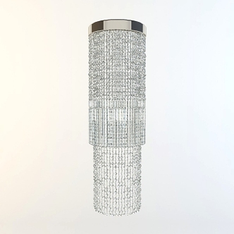 Crystal ceiling lamp 3d model