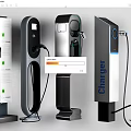 Industrial Electric Vehicle Charger Equipment With Various Modern Designs And Features