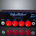 Hotone Marshall Audio Device With Red Knobs Presence Bass Mid Treble Controls Metal Safety Design