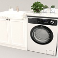 Washing machine laundry pool 3d model