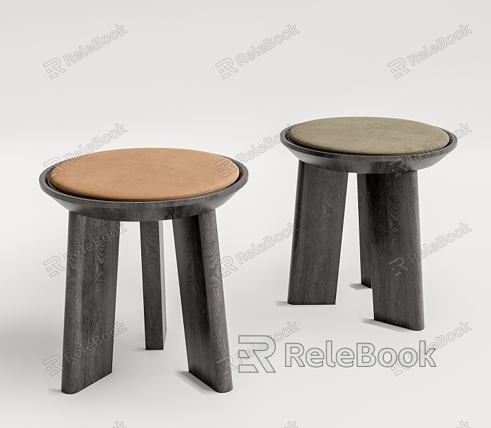 Modern stool low stool corner table model