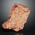 Natural Stone Featuring Rustic Reddish Brown Texture And Rough Surface Details 3d model